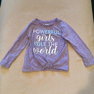 Purple Kids Shirt with Motivational Print